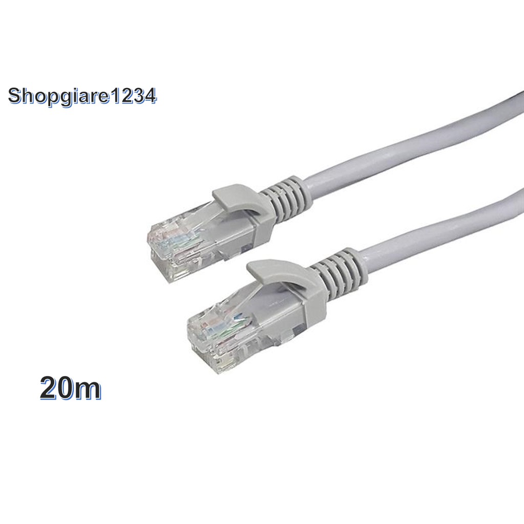 Dây cáp mạng KINGMASTER CAT5E 15M-20M-25M-30M-40M Đúc Sẵn 2 Đầu - Hàng Chính Hãng - Loại Tốt