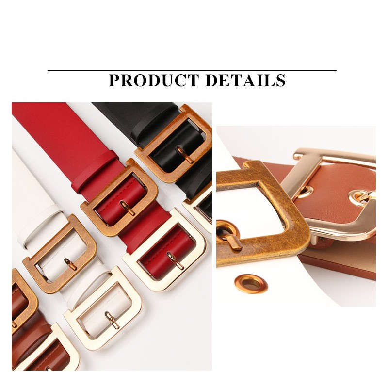 Đai váy nịt đầm chữ D mix đồ bản to 5cm