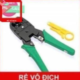 Kìm, kềm bấm mạng đa năng OB-315 Green Full Box