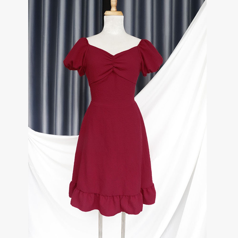 Đầm váy nữ dự tiệc Rolisa RD055 Màu Đỏ