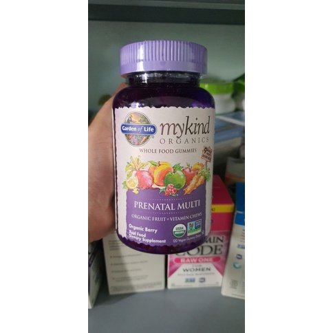 KẸO DẺO HỮU CƠ CHO MẸ BẦU PRENATAL VỊ BERRY GARDEN OF LIFE MYKIND