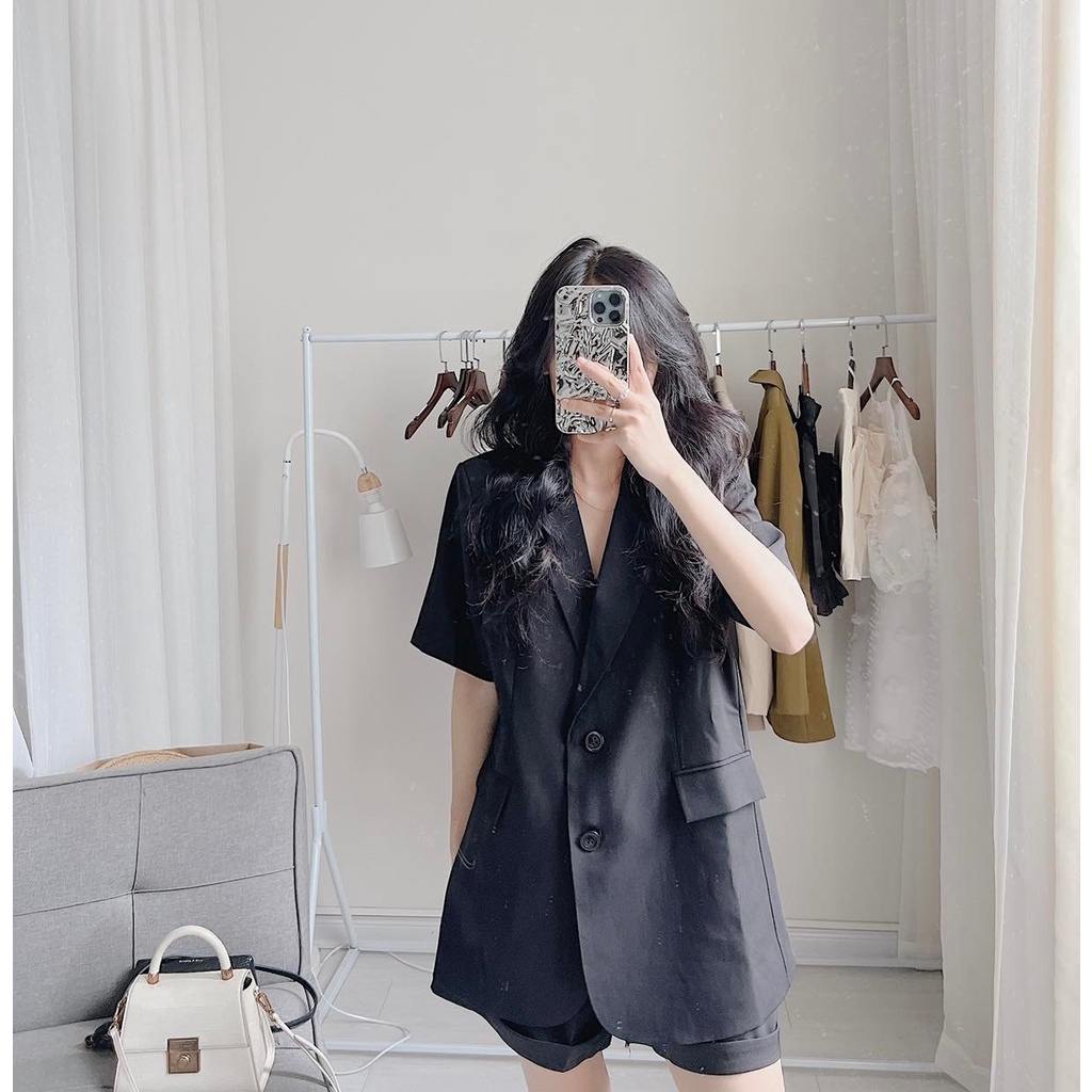 Set blazer 2 lớp đệm vai loại 1 Samhyewear | BigBuy360 - bigbuy360.vn