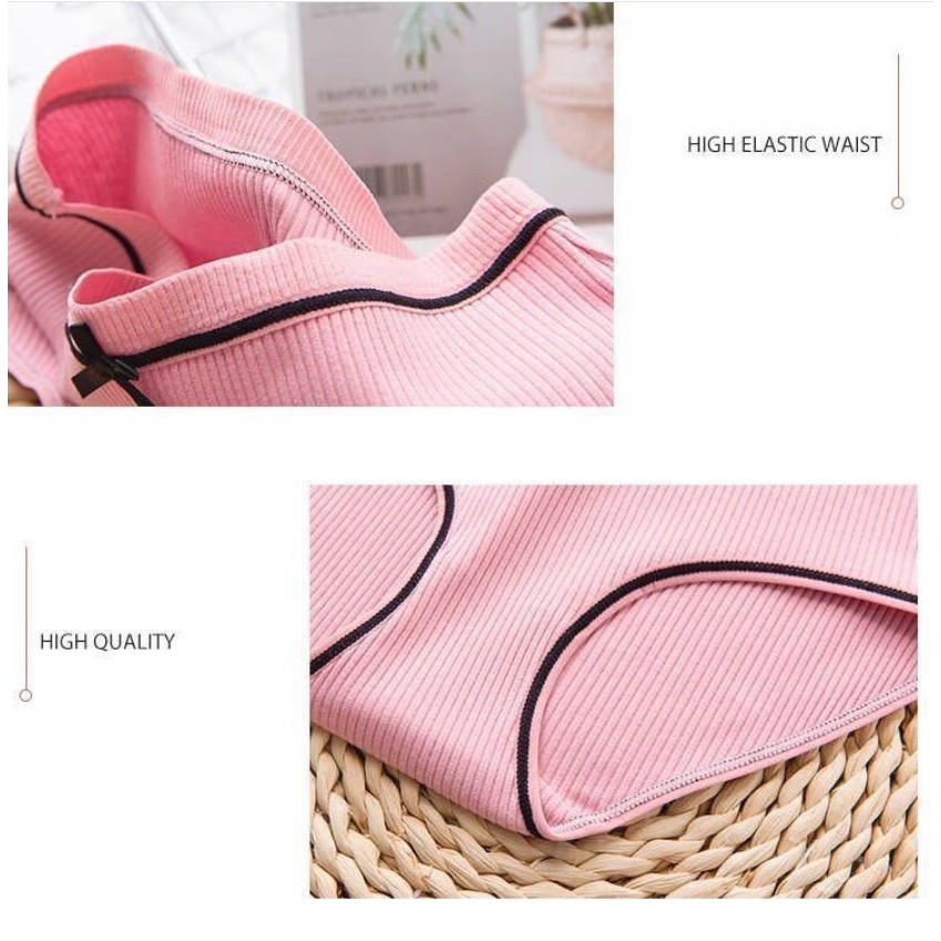 Quần lót nữ cotton thun gân, trẻ trung, thoải mái, thoáng mát (MS 03033) Anna Shop | BigBuy360 - bigbuy360.vn