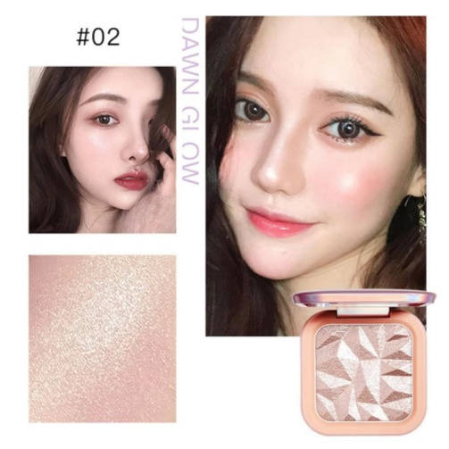 ELLESY Phấn Bắt Sáng Ánh Ngọc Trai Lấp Lánh Trang Điểm Ba Chiều