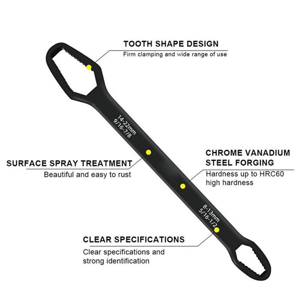 Chìa vặn đai ốc hai đầu 8-22mm đa năng cho N8A8