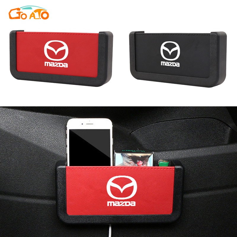 GTIOATO Hộp Đựng Điện Thoại Trên Oto Khay ĐựNg Đồ Ô Tô Hộp Đựng Điện Thoại Trên Xe Túi Đựng Điện Thoại Trên Ô Tô HộP ĐựNg Đồ TrêN Ô Tô Phụ Kiện Xe Hơi Cho Mazda 3 5 CX7 MX5 6 Wagon CX5 2 RX7 CX30 CX-3 CX8 CX3 Atenza BT50 323 Axela CX9 RX8