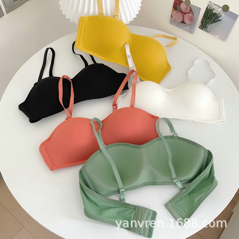Bộ đồ lót nữ Áo Ngực Ống Không Dây Không Đường May Chống Trượt Thoáng Khí Cho Nữ