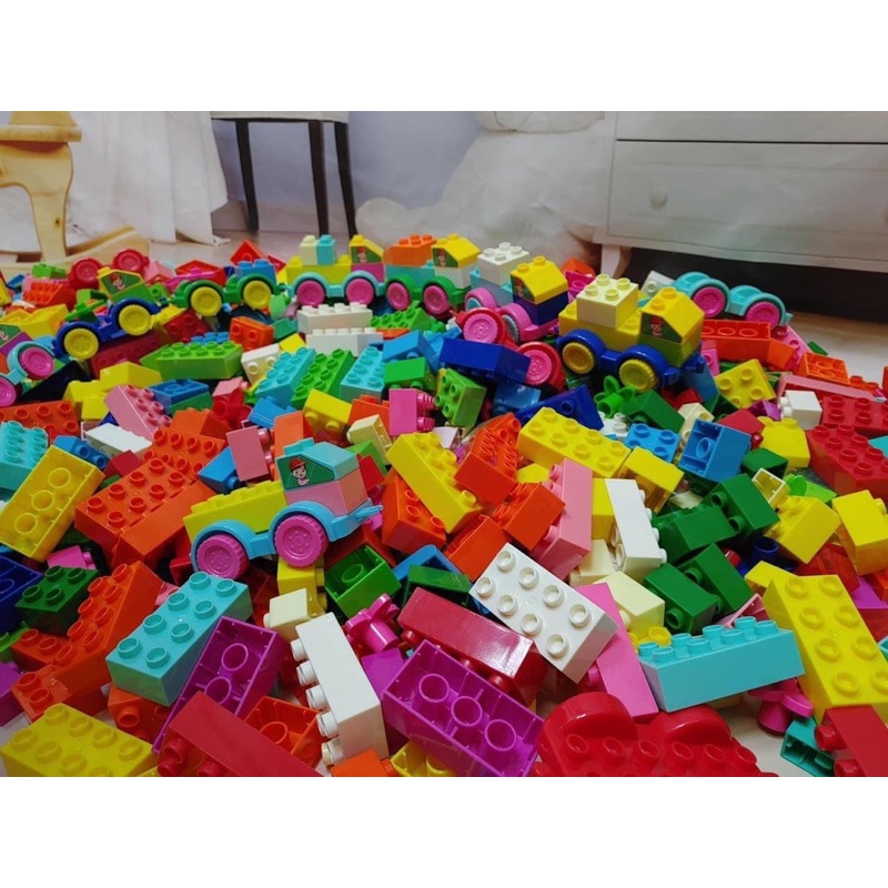 lego ViNakidstoy 1 ký tương thích lego duplo Mỹ nhựa ABS nguyên sinh an toàn cho bé