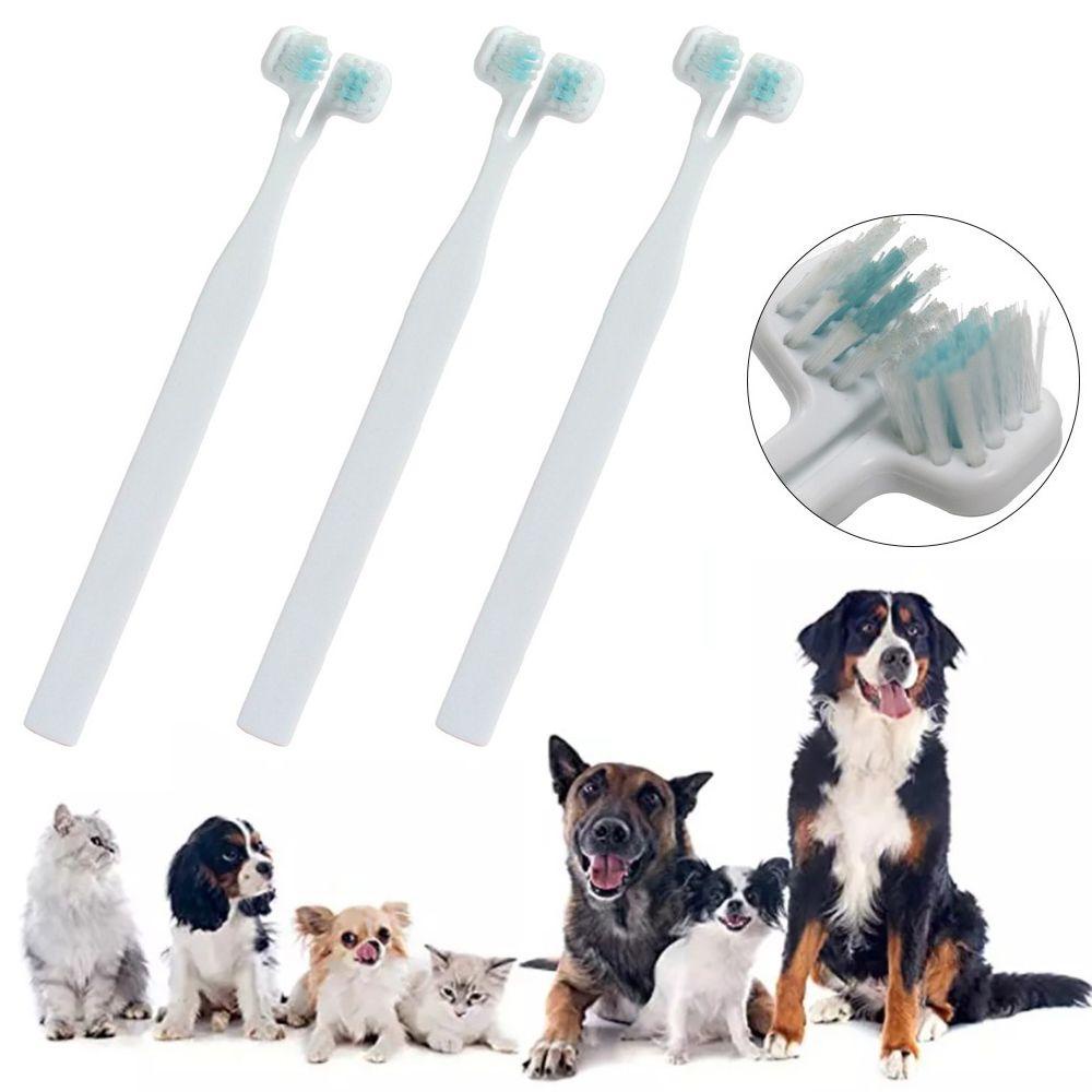 Bàn Chải Đánh Răng AUGUSTINA Mềm Mại Bảo Vệ Răng Cho Cún Cưng Tiện Dụng