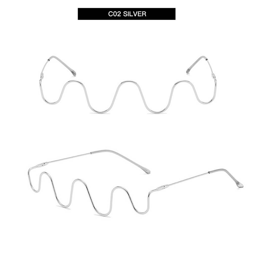 Mắt Kính Viền Gợn Sóng Thời Trang Vintage Cho Nữ