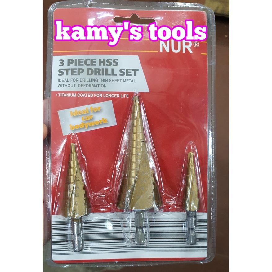 Mũi Khoan Tháp Đa Năng 1 Bộ 3 Mũi Workzone, Nur, Mũi Khoan Nhôm