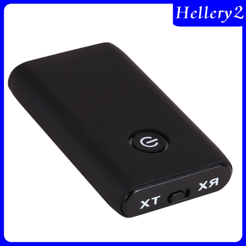 [HELLERY2] 2in1 Bluetooth Transmitter Receiver 3.5mm AUX Adapter for TV PC Car Black