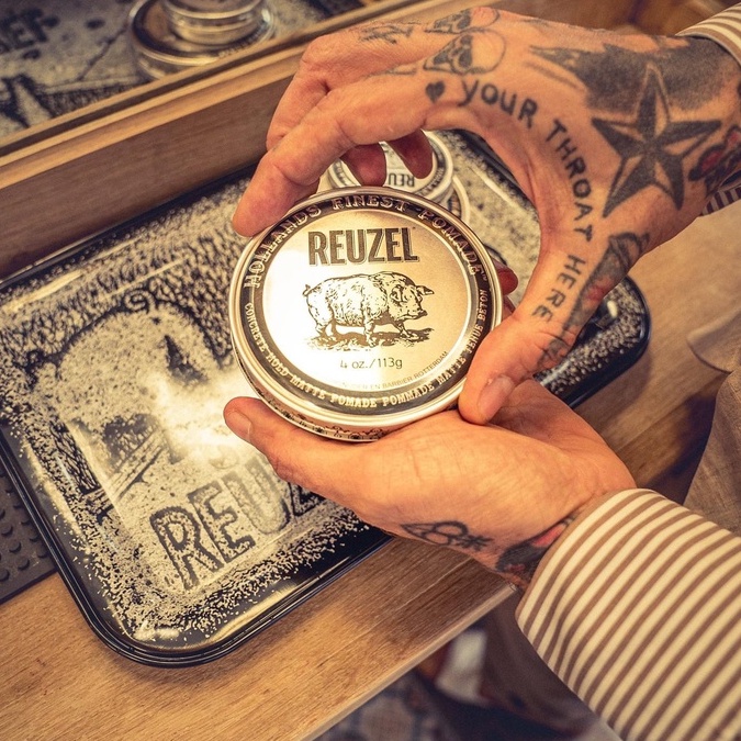 [Chính Hãng 100%] Sáp Vuốt Tóc Reuzel Concrete Hold Matte Pomade