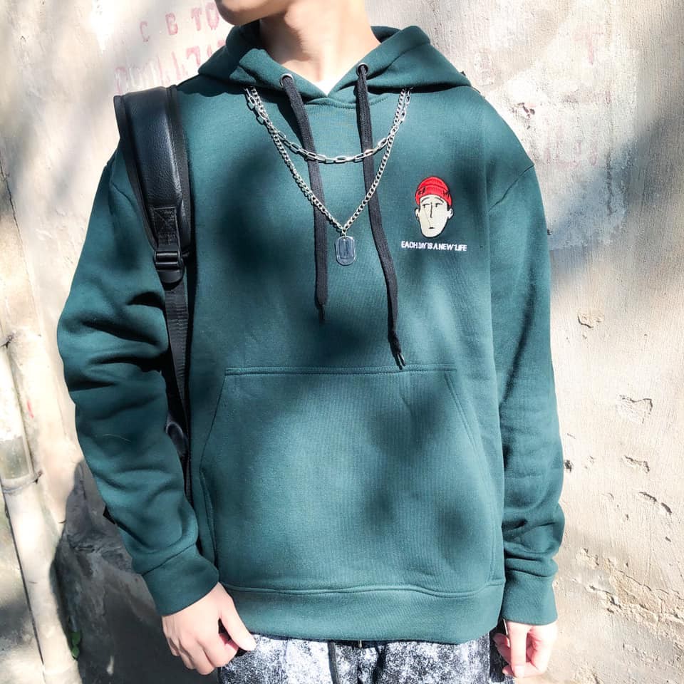 Áo hoodie Each day - ẢNH THẬT