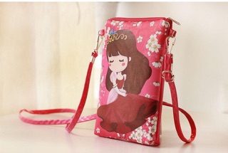 Túi đeo chéo chibi, hoạt hình