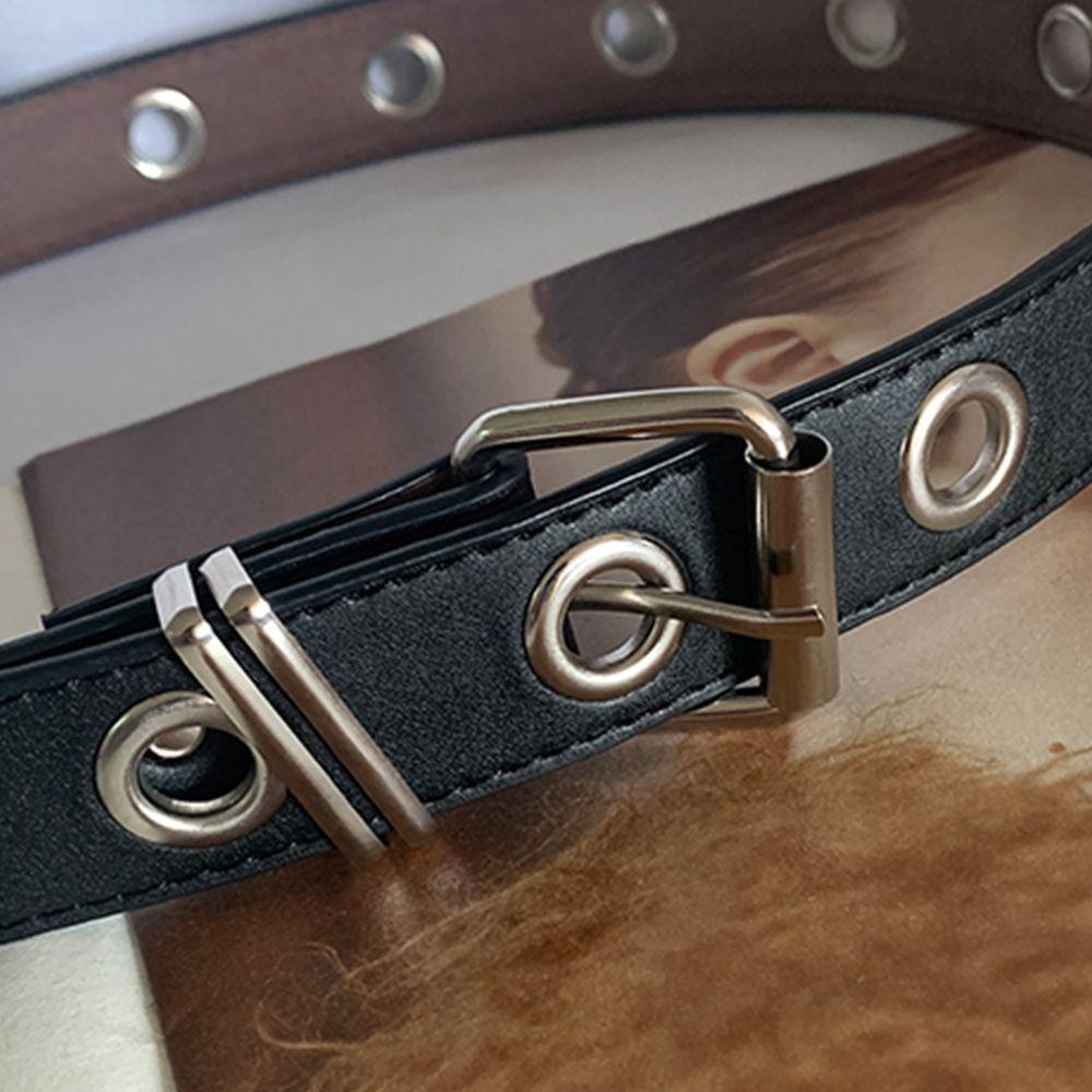Thắt Lưng Nữ Bằng Hợp Kim Màu Trơn Phong Cách Punk Thời Trang