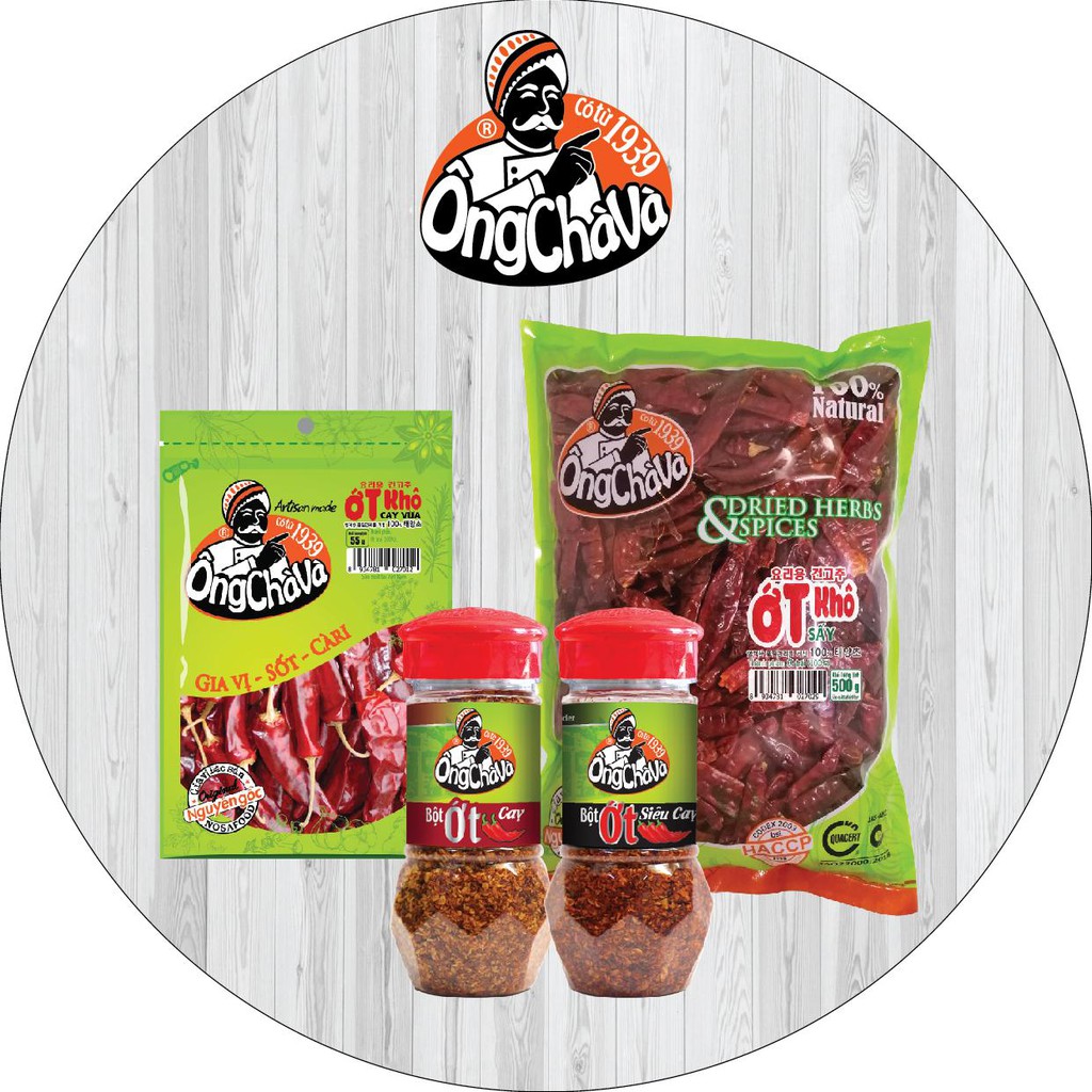 Bột Ớt Cay Ông Chà Và 40gr (Hot chilli powder)