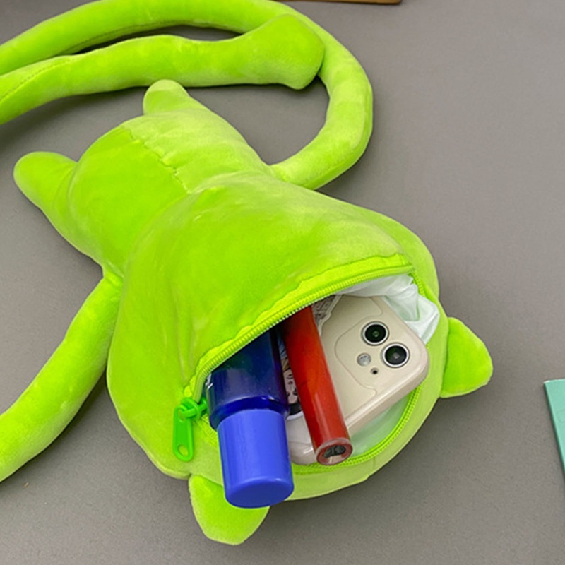 Túi Đeo Chéo Hình Thú Nhồi Bông Hoạt Hình Dễ Thương