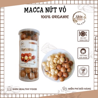 Hạt Macca Úc nứt vỏ 500g Tặng kèm khui hạt