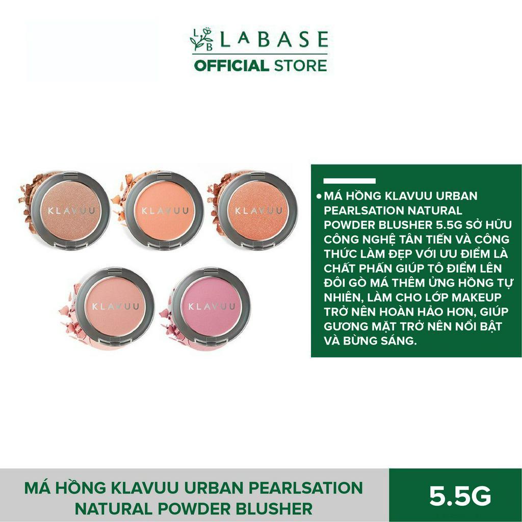 Má Hồng Klavuu Urban Pearlsation Natural Powder Blusher 5.5g