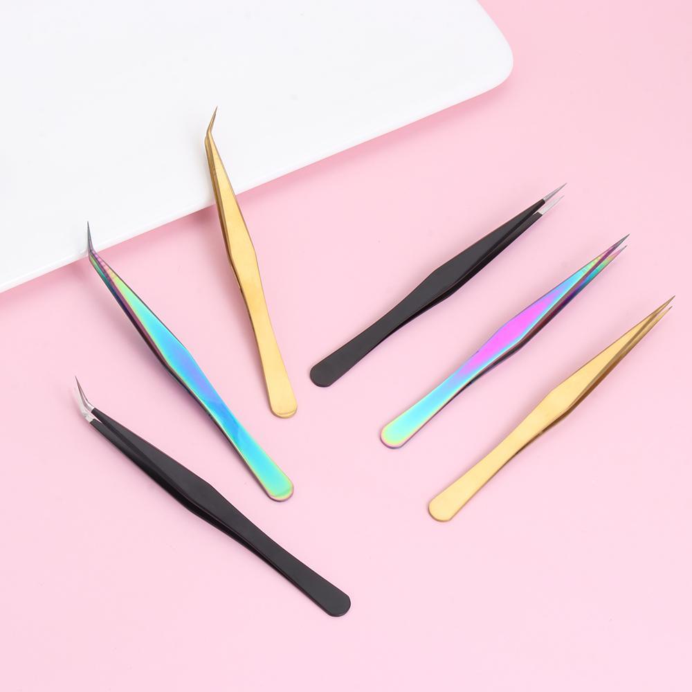 1 Nhíp Kẹp Gắn Mi Giả Nối Dài Trang Trí Móng Tay 3D Họa Tiết Chim Công