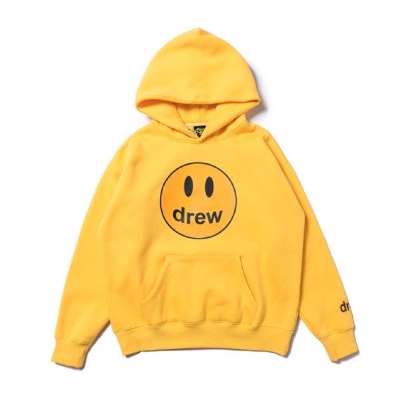Áo Hoodie có mũ vải nỉ bông Drew House Mascot SS2020 hình Mặt Cười Justin Bieber cao cấp | BigBuy360 - bigbuy360.vn