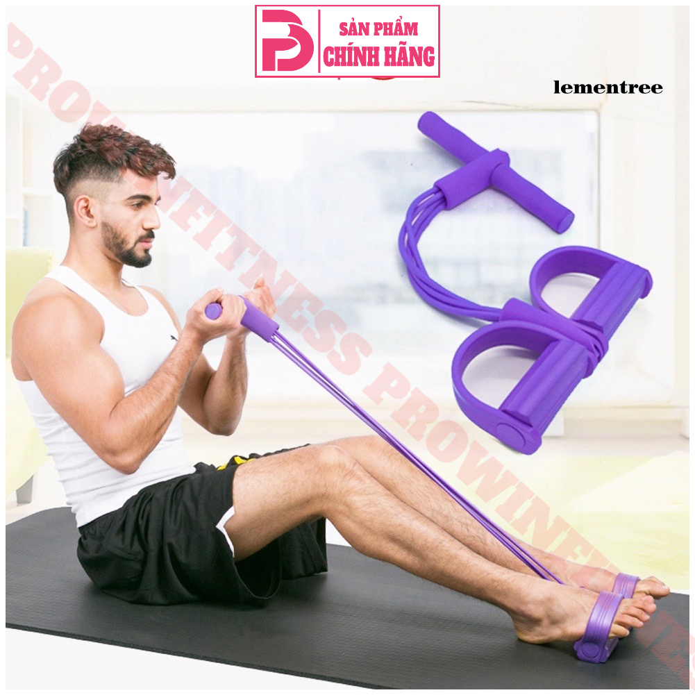 Dây tập gym dụng cụ tập gym dây tập kháng lực Prowin Fitness đàn hồi tập cơ bụng eo lưng tại nhà