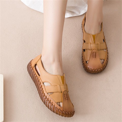 Giày Crocs Da Thật Đế Mềm Thời Trang Mùa Hè 2018 Cho Nữ