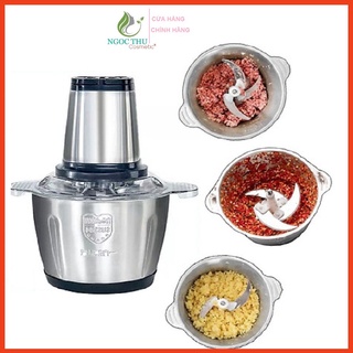 Máy xay thịt, cối xay thit food gourmet cuisine 300w cối inox dung tích 2l dao xay 4 lưỡi.