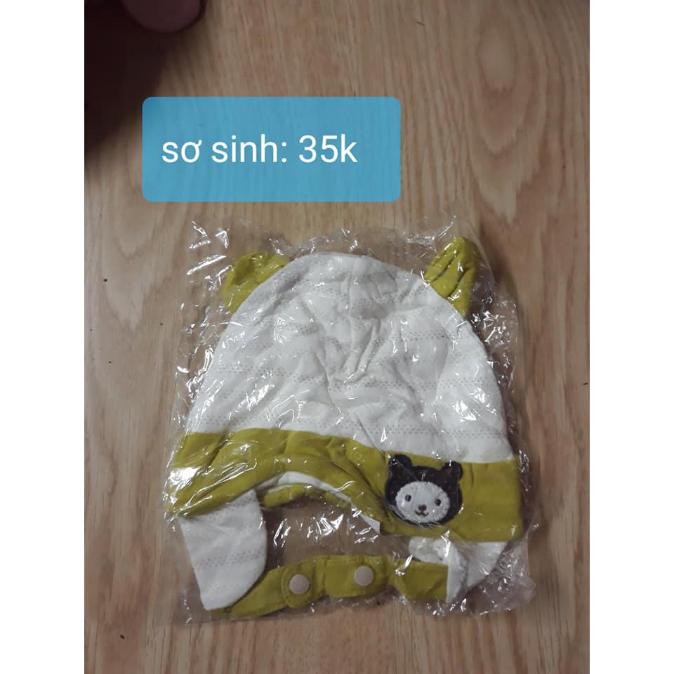 nón cho bé sơ sinh ms12