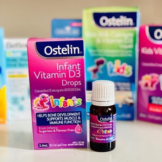 (Đủ Bill) - Vitamin D3 Trẻ Sơ Sinh Úc Nhỏ Giọt Ostelin