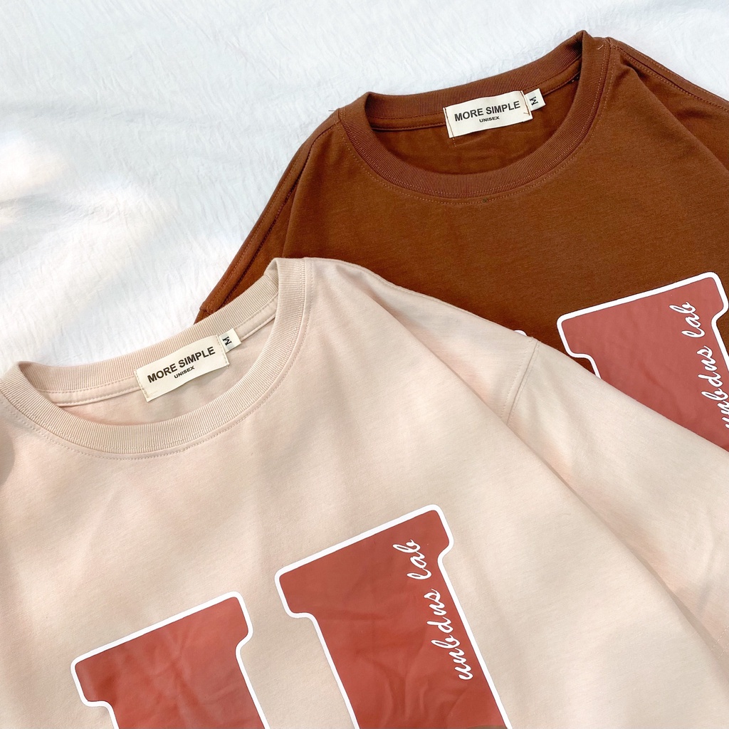 Áo phông Tay Lỡ Unbdrs Nam Nữ Unisex DINO vải thun tici - áo thun cổ tròn in chữ U Form Rộng Phong Cách Ulzzang - GIDI