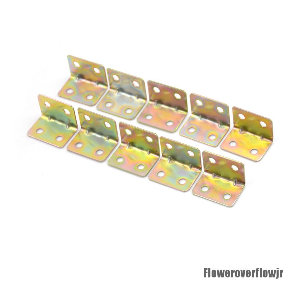 Bộ 10 Giá Đỡ Bằng Kim Loại 90 Độ 25x25 X 16mm