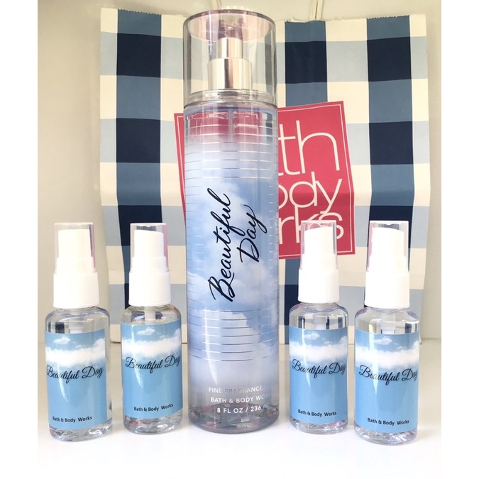 🌸🍐🍏Hàng Mỹ-Xịt thơm toàn thân 𝑩𝒆𝒂𝒖𝒕𝒊𝒇𝒖𝒍 𝑫𝒂𝒚 Body Mist 236ml Bath&Body Works❤ | Thế Giới Skin Care