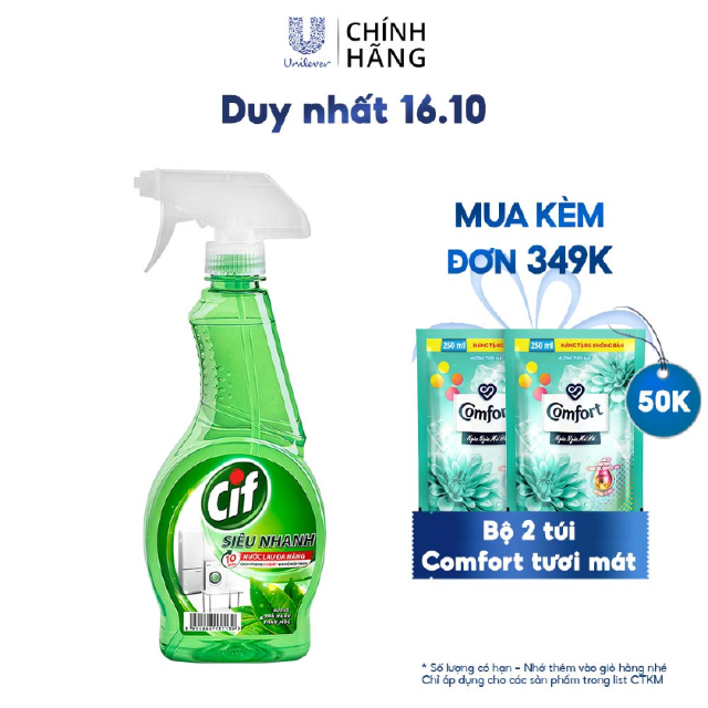 Nước lau đa năng Cif 520ml
