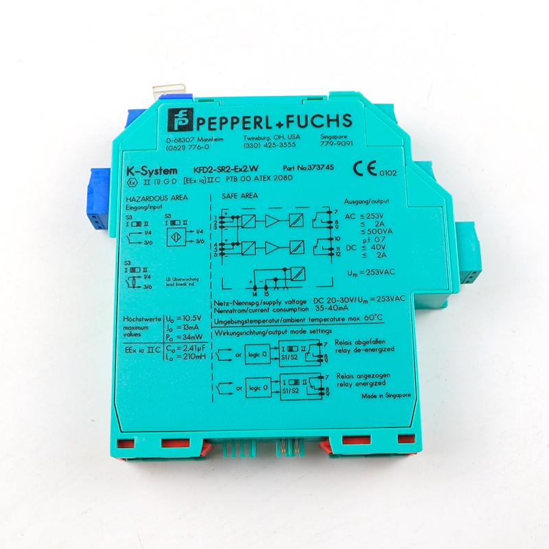 Sz thương hiệu mới kfd2-sr2-ex2 w công tắc rào cản đầu vào mô đun điều hòa tín hiệu hàng rào cách ly