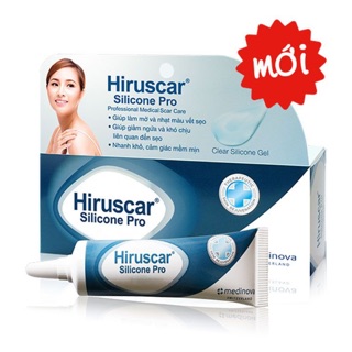 Gel sẹo mổ, sẹo lồi và phì đại Hiruscar Silicone Pro (10g)