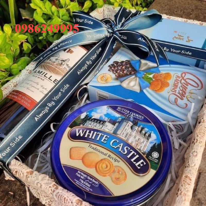 [giao 1h Hà Nội] khay giỏ quà tết có 3 màu xanh đỏ vàng - Khay quà Tết rẻ đẹp - quà tết kèm túi xách sang trọng | BigBuy360 - bigbuy360.vn