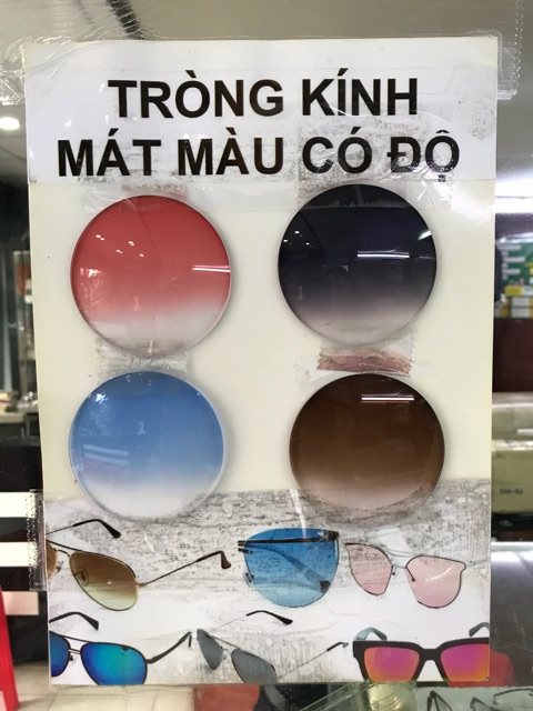 Mắt Kính Màu Có Độ Tròng Kính Cận Màu Râm Mát Đủ Màu Đủ Độ Từ O Đến Tám | BigBuy360 - bigbuy360.vn