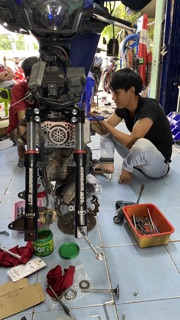 Phuộc LCM trước gắn ex150.