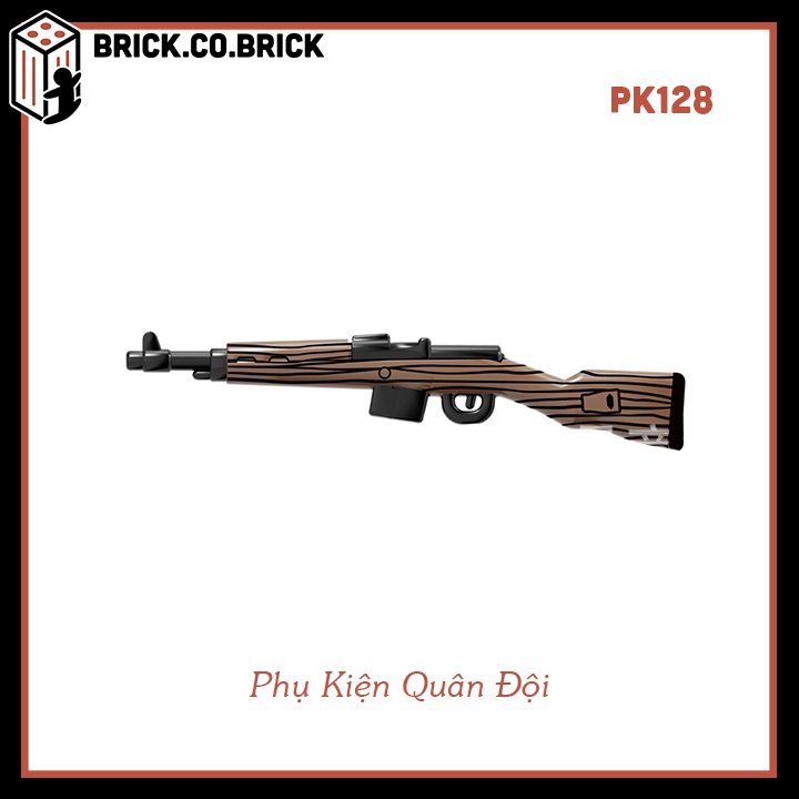 Lắp Ráp Mô Hình Đồ Chơi Vũ Khí Hiện Đai Minifigure Phụ Kiện Moc Army Quân Đội PK125