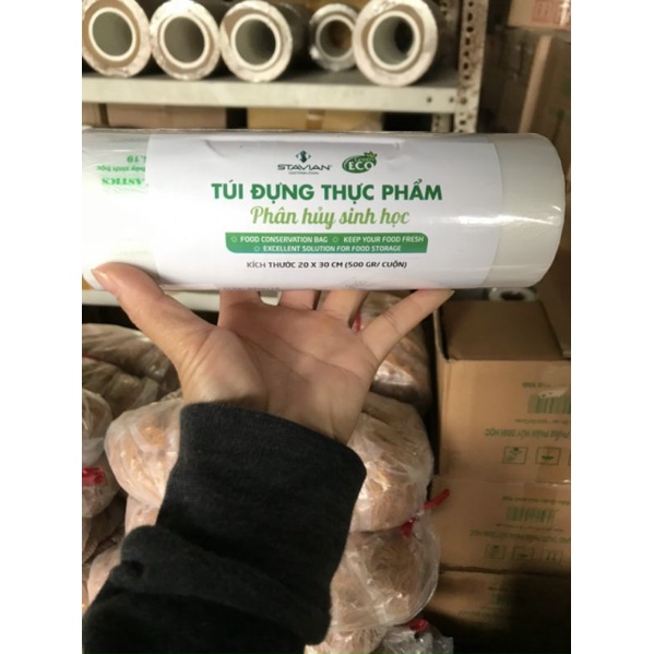túi đựng thực phẩm, túi đựng đồ ăn - TỰ HỦY đa năng
