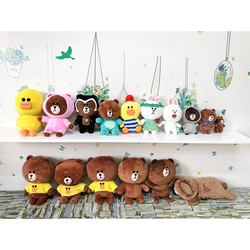 Gấu bông brown,cony,sally