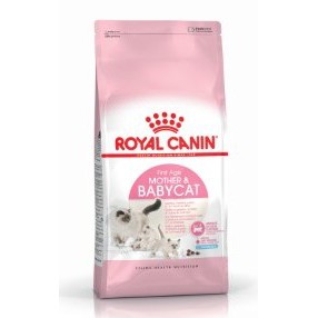 Thức ăn hạt mèo Royal Canin Mother &amp; Babycat cho mèo mẹ mang thai, cho con bú và mèo con từ 1-4 tháng - túi 400g