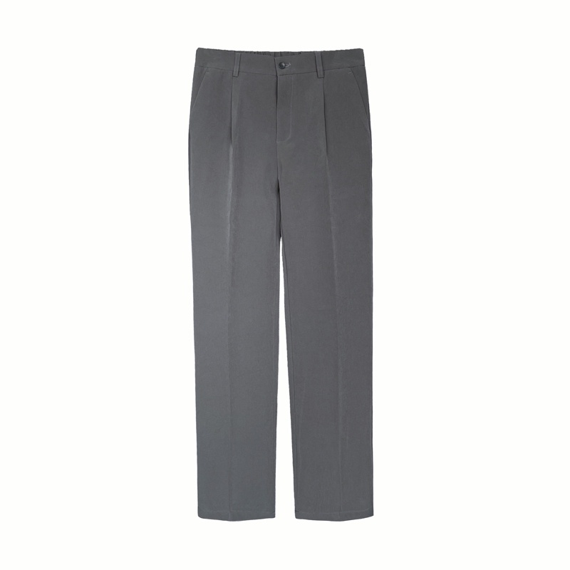 Quần Tây Nam Dài Ống Rộng Màu Trơn Thời Trang Hàn Quốc Size S-4XL Quần tây nam phong cách Hàn sang trọng