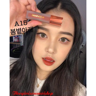 Son kem lì Black Rouge Air Fit Velvet Tint A15 Sunny Jujube (Đỏ nâu ánh san hô)