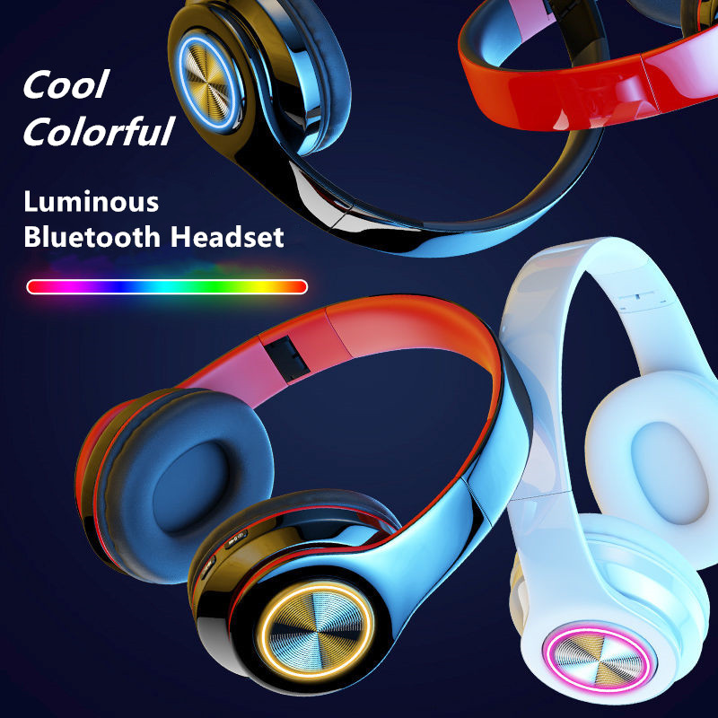 Tai Nghe Bluetooth Không Dây Phát Sáng Phong Cách Thể Thao