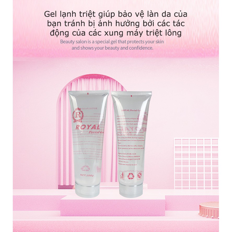 Gel làm lạnh Royal dùng cho máy triệt lông, máy nâng cơ, máy RF chất lượng cao