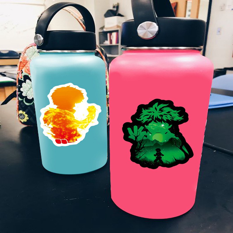 100/ 50/ 25/ 10 nhãn dán phong cách hoạt hình My Hero Academia trang trí laptop