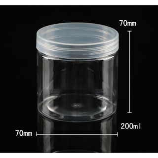 Hộp 200ml hộp nắp trong 200ml hũ đựng